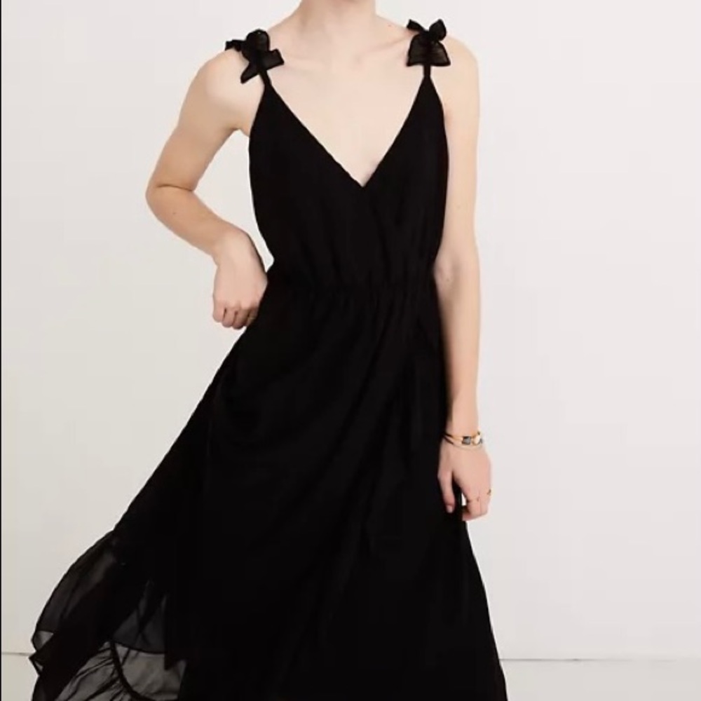 Madewell ruffle strap dress, size 10!